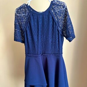 Girls Navy Dress by US Angels, size 7